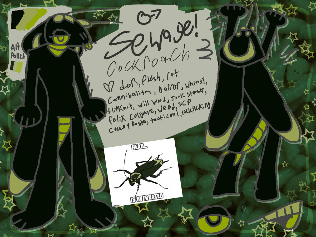 Character reference sheet